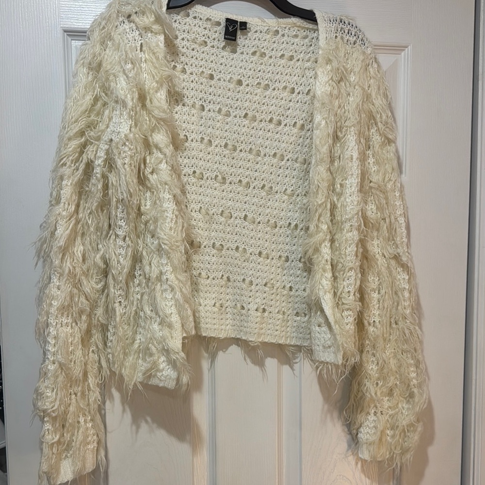 Windsor Cream Textured Women's Cardigan
